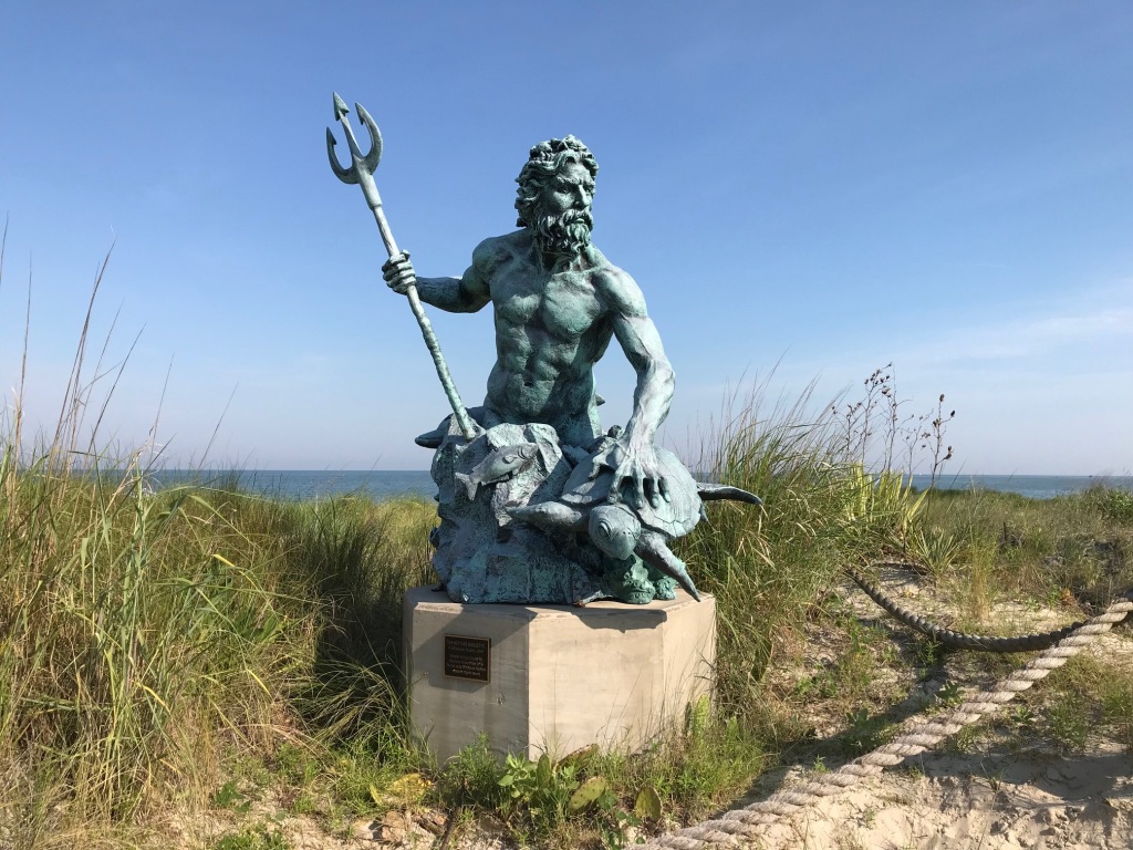 NEPTUNE STATUE AT CAPE CHARLES